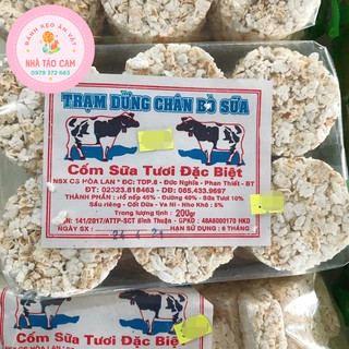 Bánh cốm sữa trạm dừng chân bò sữa - cốm sữa tươi đặc biệt/ gói 200g