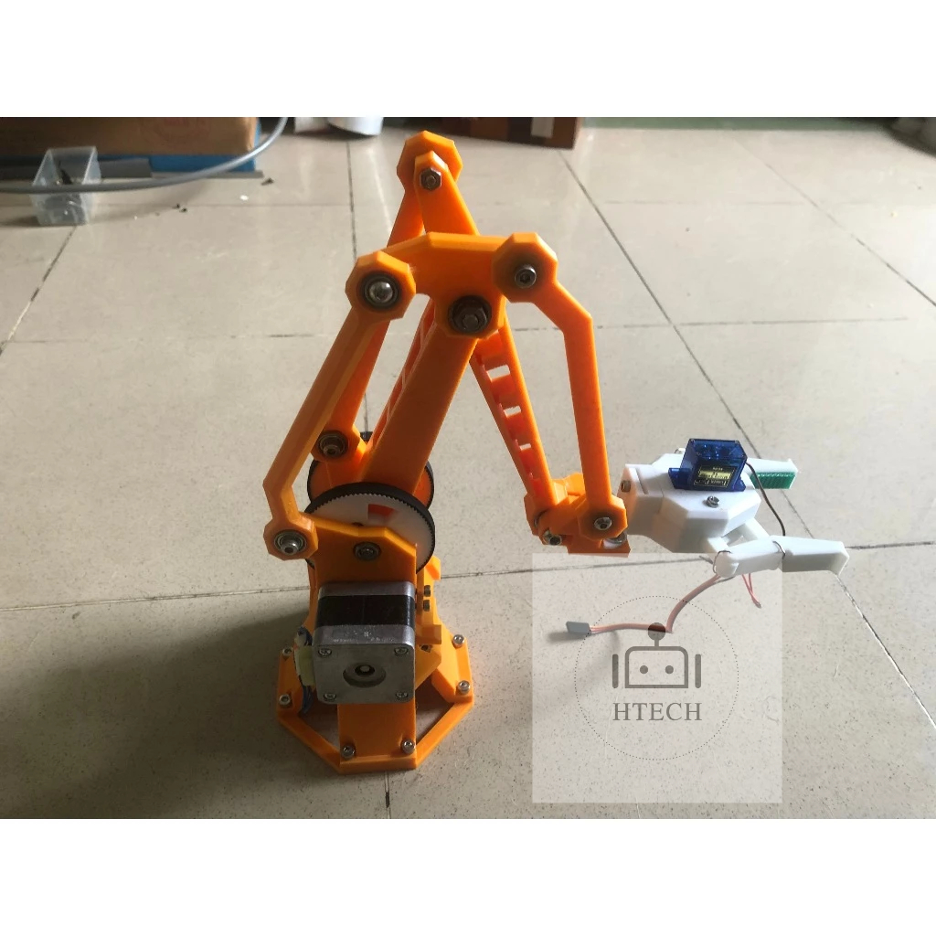 Cánh tay robot 4 bậc tự do động cơ step