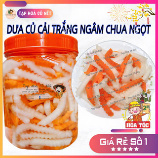 Dưa chua củ cải muối chua ngọt nhà làm