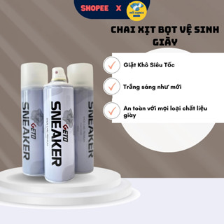 Chai Xịt Tạo Bọt Vệ Sinh Giày Sneaker Cao Cấp GT7