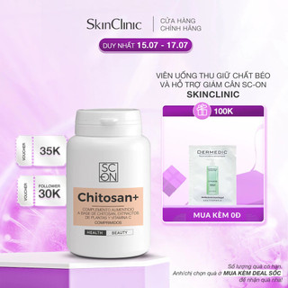 Viên uống đào thải chất béo SC-ON CHITOSAN+ (90 viên)