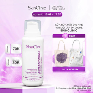 Sữa Rửa Mặt Dịu Nhẹ, Không Khô Da SkinClinic Cleansing Milk 200ml
