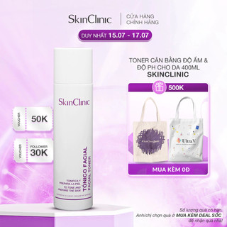TONER SkinClinic FACIAL 400ML - Cân bằng độ ẩm và độ pH cho da