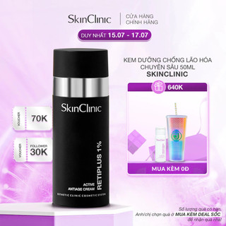 Kem Dưỡng Ngăn Lão Hóa SkinClinic Retiplus 1% 50ml
