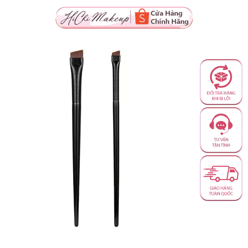 Cọ Kẻ Mắt , Tán Lông Mày Đầu Vát Trang Điểm Chuyên Nghiệp - D1