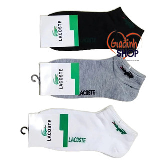 COMBO 5 ĐÔI TẤT NAM LACOSTE CỔ NGẮN