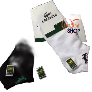 COMBO 5 ĐÔI TẤT NAM LACOSTE CỔ NGẮN