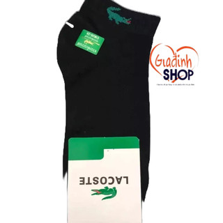 COMBO 5 ĐÔI TẤT NAM LACOSTE CỔ NGẮN
