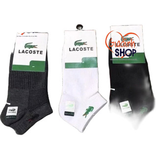 COMBO 5 ĐÔI TẤT NAM LACOSTE CỔ NGẮN