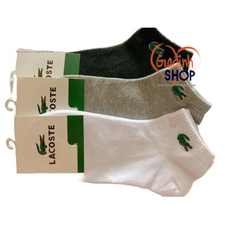COMBO 5 ĐÔI TẤT NAM LACOSTE CỔ NGẮN