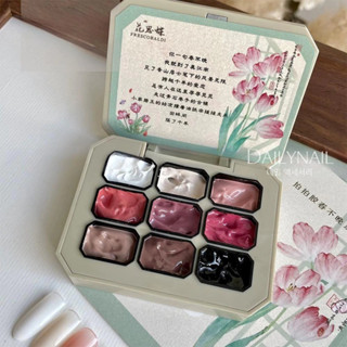  Set Gel dặm Ombre vẽ Gel nổi Tone Hồng Đậm 9 màu Frescobaldi 