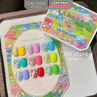 Set Gel Thạch cao vẽ nổi Tone màu Neon 9 màu Frescobaldi