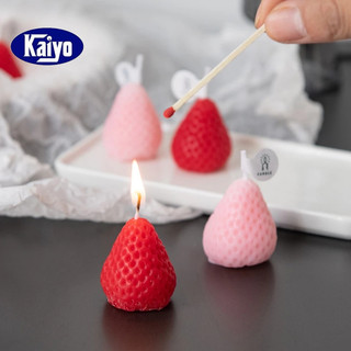  Kaiyo Nến Quả Dâu Tây trang trí bánh sinh nhật nến Dâu Tây trang trí bánh kem 
