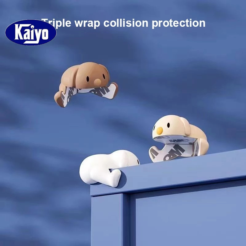 Kaiyo Chặn góc bàn, góc tủ hình cún con silicon cao cấp an toàn cho bé