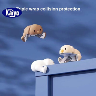 Kaiyo Chặn góc bàn, góc tủ hình cún con silicon cao cấp an toàn cho bé