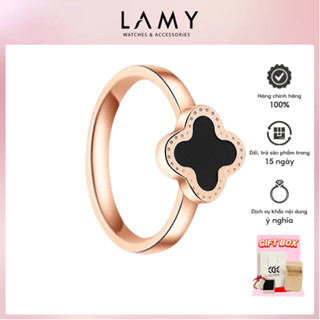 Nhẫn nữ CDE Lucky Four Leaf Ring Rose Gold CDE8085BL