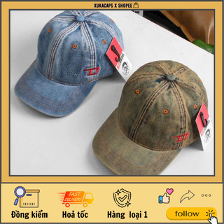 Mũ lưỡi trai nón kết jean was diesel logo thêu xukacapbeauty