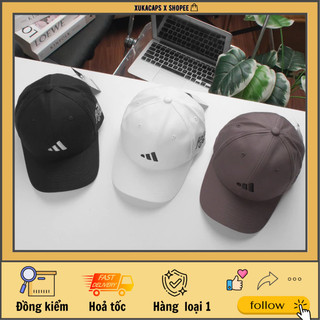 Mũ lưỡi trai 3 Sọc add kết chất umi logo kim loại xukacapbeauty