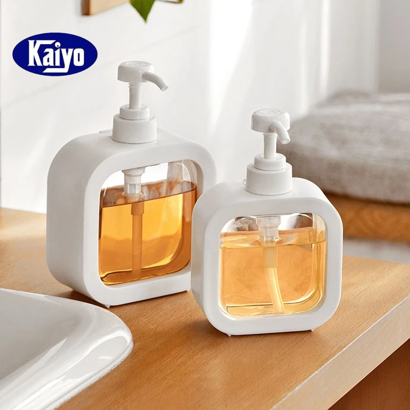 Kaiyo Chai đựng dầu gội đầu sữa tắm lọ đựng nước rửa tay phòng tắm trong suốt