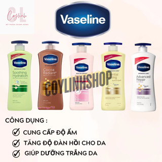 Sữa dưỡng thể body VASELINE trắng da 725ml