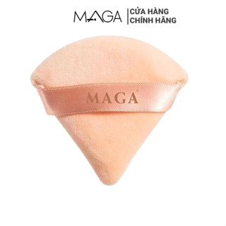 Mút Trang Điểm Hình Tam Giác Mềm Mại Chuyên Dụng Cho Kem Nền / Phấn Phủ MAGA (Màu Be)