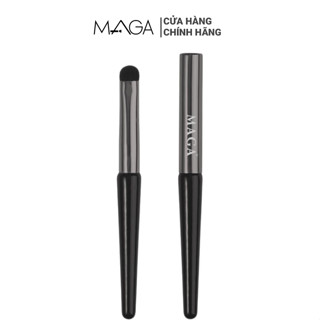 Cọ môi có nắp MAGA LID Lip Brush siêu xịn, Cọ tán son môi đánh son tán mịn màu (đen MA18)