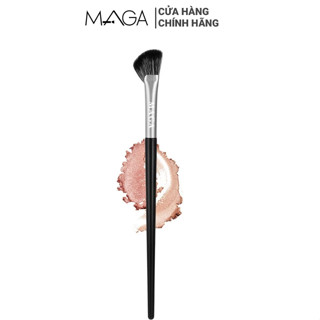 Cọ Đánh Khối Mũi Dạng Quạt Cọ Highlight Che Khuyết Điểm Mũi MAGA Small Sickle Nose (Đen)