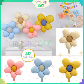  Bóng hoa cúc mẫu mới 2024 tone lì, trang trí sinh nhật, thôi nôi, khai trương sự kiện, tiệc cưới