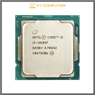 Bộ vi xử lí cpu intel core i3 10105f tray new 4 nhân 8 luồng bh 36 tháng