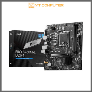 Kit 2 mainboard msi pro b760m-e ddr4 bảo hành chình hãng 36 tháng
