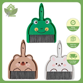 Bộ Chổi  Kèm Xèng Hốt Rác Mini Họa Tiết Siêu Dễ Thương, Tiện Dụng