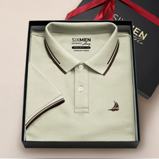 Áo polo nam cao cấp có cổ GALIO [Tặng Kèm Hộp Quà] Vải cá sấu FeelMax thoáng mát - SIXMEN
