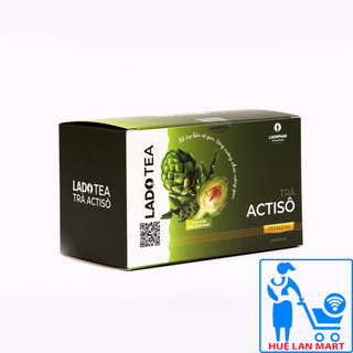 Lado Tea - Trà Actisô Ladophar Hộp 40g (20 gói x 20g) - Hỗ trợ bảo vệ gan, tăng cường chức năng gan