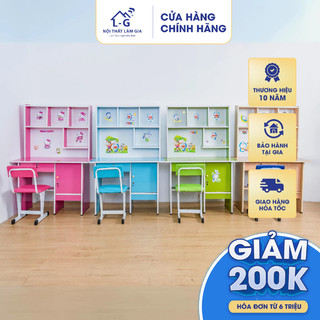 Bàn Học Liền Kệ Nhiều Màu Giá Sưởng 80cm, 1m, 1m2