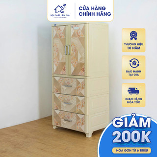 Tủ Quần Áo Nhựa Duy Tân Tabi Nhiều Tầng