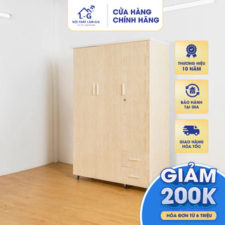 Tủ Quần Áo Nhựa Đài Loan 3 Cánh Cỡ Lớn 1m8x1m2