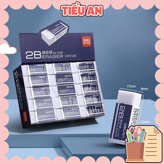 Gôm / Tẩy Deli với 2 kích cỡ - sạch sẽ và vệ sinh khi sử dụng