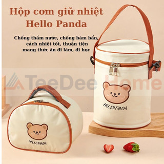 Túi giữ nhiệt đựng cơm chống thấm nước, túi đựng hộp cơm giữ nhiệt, túi vải đựng hộp cơm, túi giữ nhiệt hộp cơm