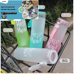 Chai bình thủy tinh Hello Master 400 - 450ml - Chai thủy tinh dây xách