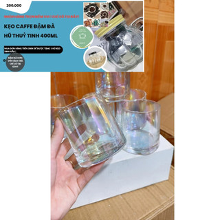 SALE GIÁ SỈ Bộ 6 cốc ly thủy tinh đựng trà sữa trà chanh trà đào