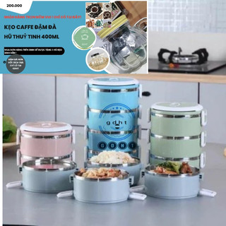 Cặp Lồng 4 TẦNG Giữ Nhiệt nhiều ngăn Cao Cấp, tiện lợi- hộp cơm văn phòng, hộp cơm lúa mạch