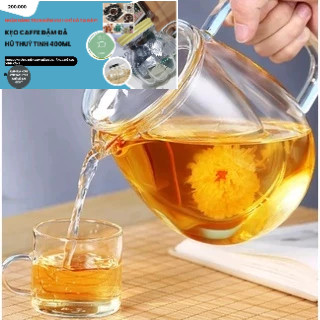 ẤM PHA TRÀ THỦY TINH CÓ LÕI LỌC THỦY TINH CHỊU NHIỆT TỐT 500ml