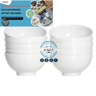 Combo 10 chén sứ cơm, 10 bát ăn cơm sứ mộc