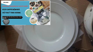 Đĩa sứ _ Combo 10 đĩa sứ trắng 18cm