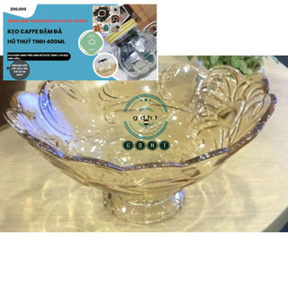 Đĩa thủy tinh chân bồng 32cm- MÂM BỒNG- Bát thuỷ tinh có chân