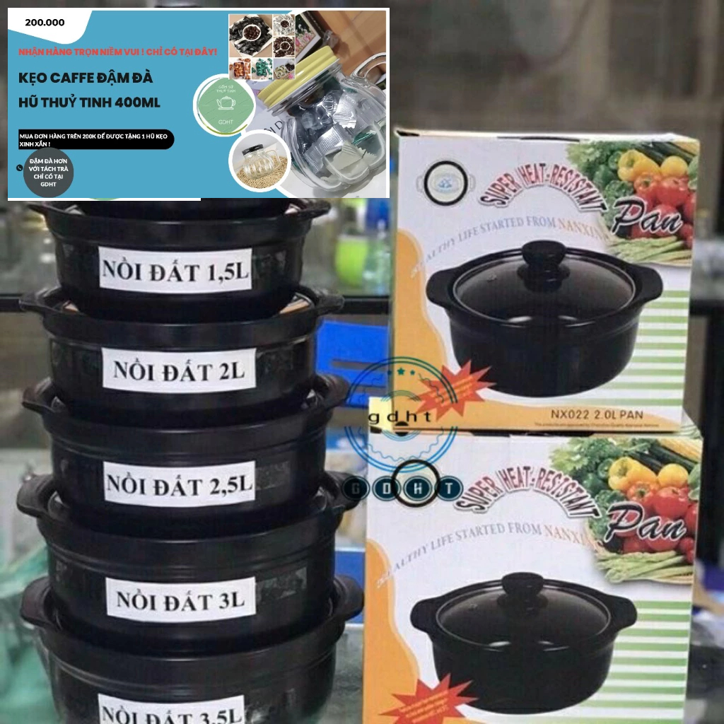 SALE Nồi đất dày dặn chắc chắn