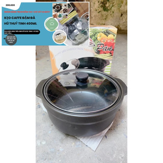 Nồi đất cao cấp 1,5 Lít nắp kiếng