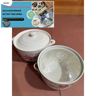 GDHT ÂU SỨ, THỐ SỨ ĐỰNG CƠM CANH CÓ NẮP KÍNH