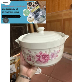 GDHT ÂU SỨ, THỐ SỨ ĐỰNG CƠM CANH CÓ NẮP KÍNH