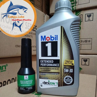 [SẠCH CHỈ ÍT PHÚT] NHỚT MOBIL 1 gold 5w30, nhớt mobil 1 5W30 kết hợp súc động cơ Maxi cho máy luôn sạch sẽ
